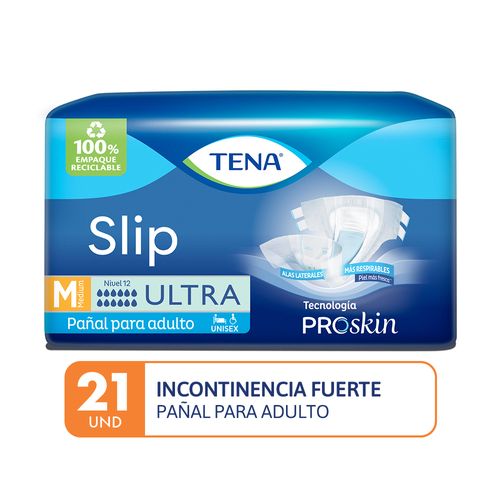 Pañal para adulto Tena Slip Ultra Talla M Paquete 21 und