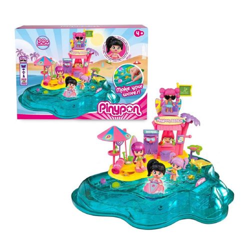 Set De Juego Pinypon Playa + Figura