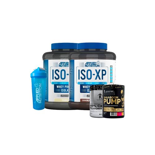 Pack 02 ISO-XP 1.8 kg Mixto+Shaaboom Pump+Creatina 500gr+Shaker