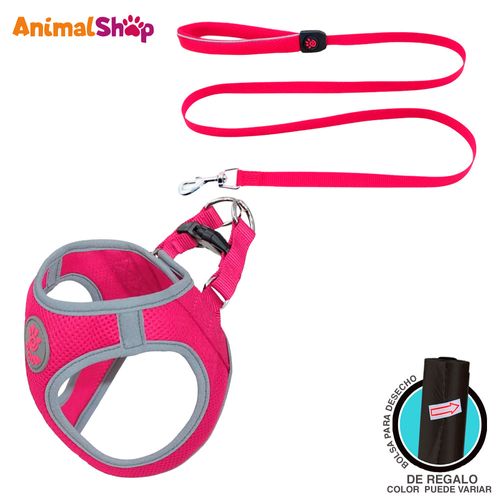 Arnes De Perro Doco Athletica M Rosado Correa Regalo