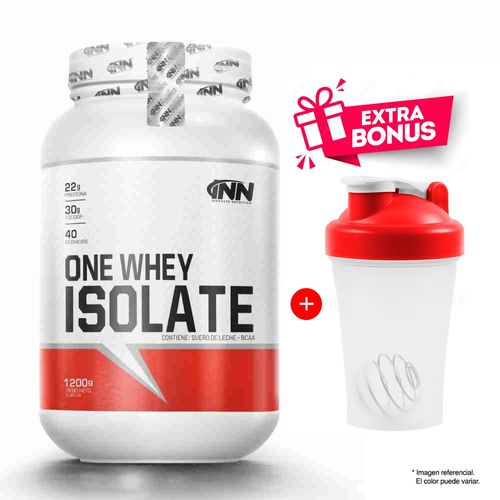 One Whey Isolate 1100 Gr / 1.1 Kg - INN Vainilla + SHAKER