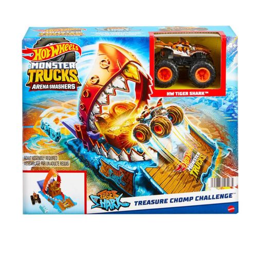 Pista Hot Wheels Arena Treasure Chomp Challenge