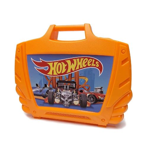 Estuche Para 15 Autos Hot Wheels Naranja