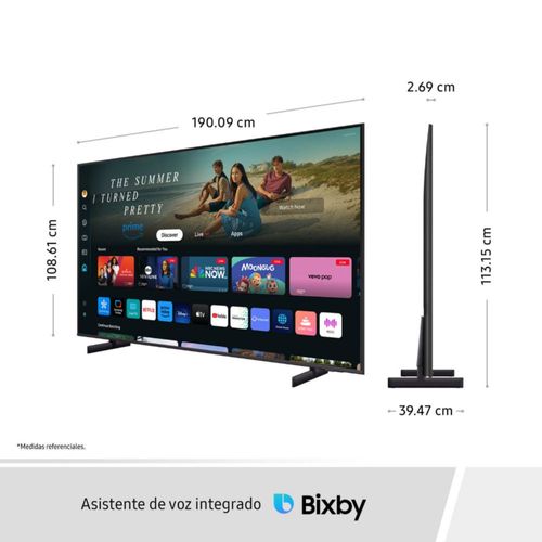 Televisor Samsung 85" UN85DU8000GXPE Crystal 4K Ultra HD