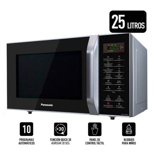 MICROONDAS PANASONIC NN-SB34HMRPK NEGRO 25L