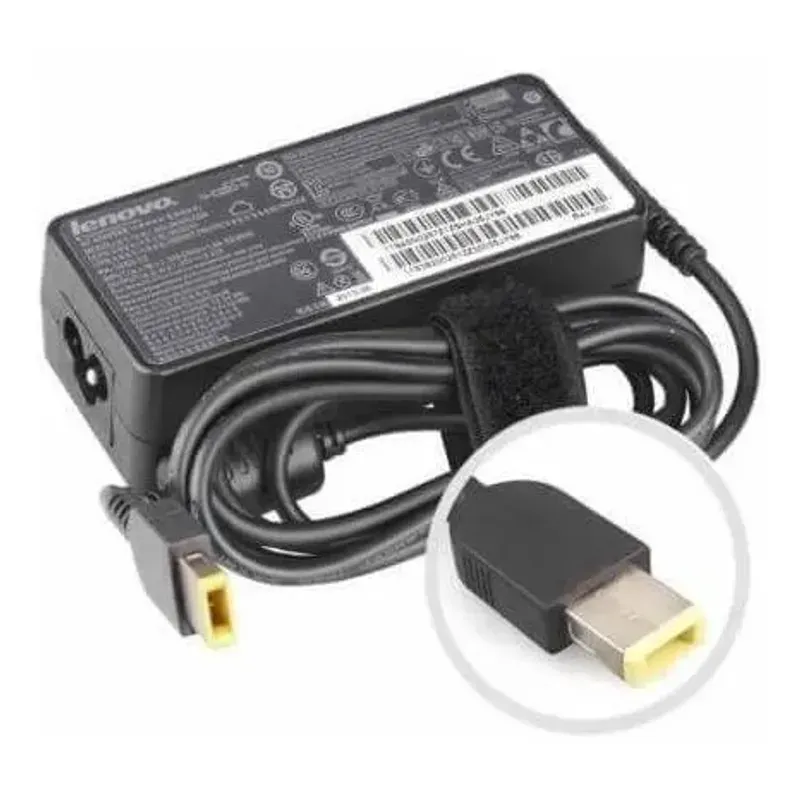Cargador-Lenovo-Punta-Amarilla-Cuadrada-USB-20v-225A-45W-