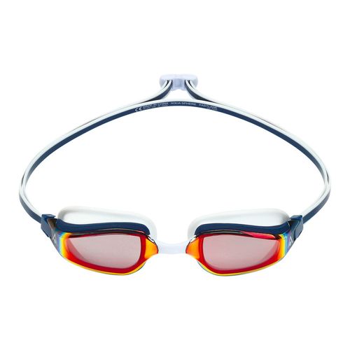 LENTE FASTLANE / AZUL - ROJO / RED TITANIUM MIRRORED