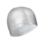 Gorro-de-Natacion-Zoggs-Nylon-Spandex-Pu-Coated-Cap-Plata