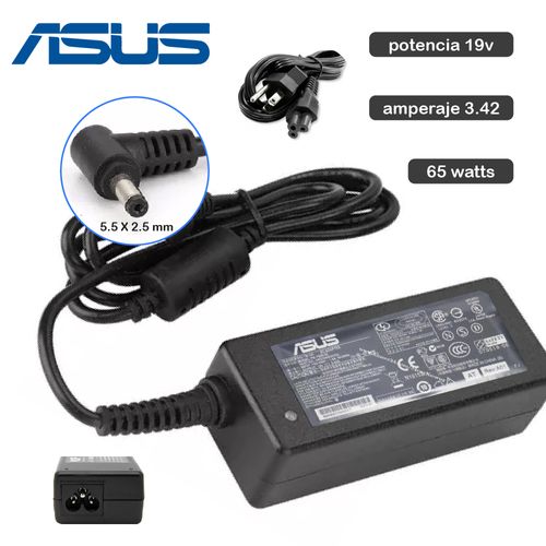 Cargador Laptop Asus 19v 3.42a Punta 5.5x2.5mm 65w