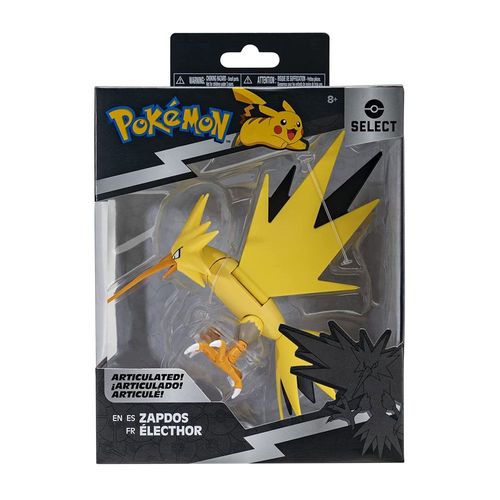 Pokémon Figura Articulada Zapdos 15cm