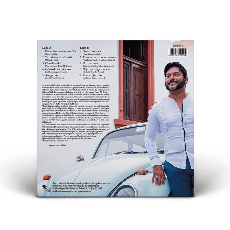Vinilo-Willy-Rivera--¡-Canto--a-mii--gente---Lo-Mejor