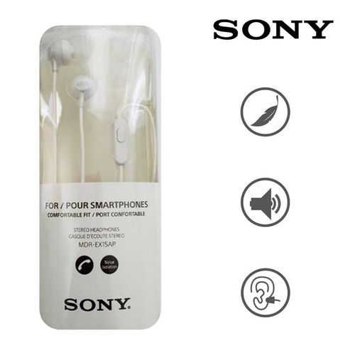 Audífonos Sony MDR EX15AP - Blanco