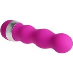 Vibrador-Consolador-para-punto-punto-G-con-ejes-Ondulados---Rosa