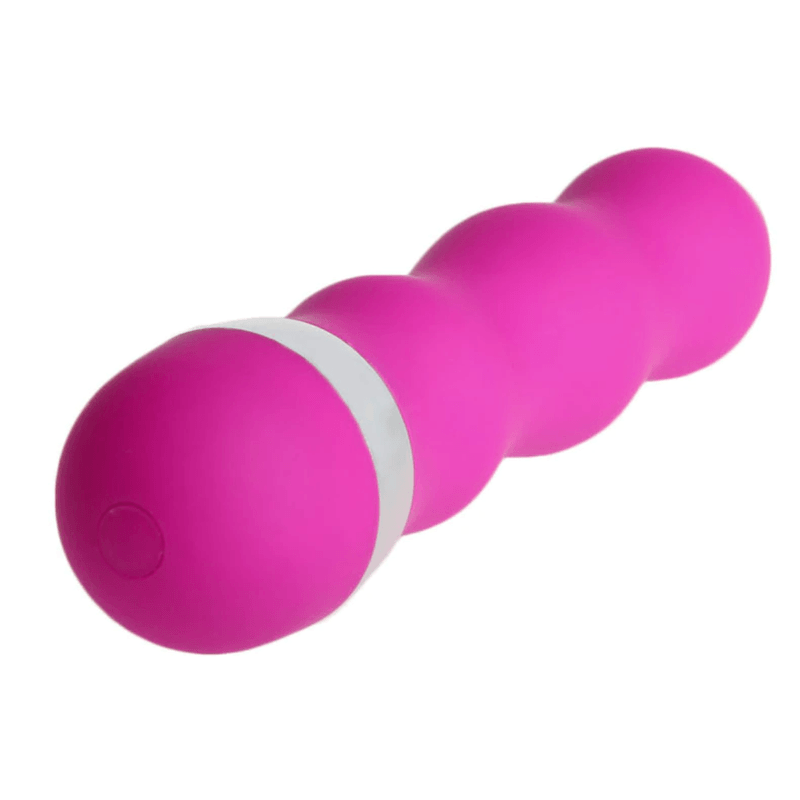 Vibrador-Consolador-para-punto-punto-G-con-ejes-Ondulados---Rosa