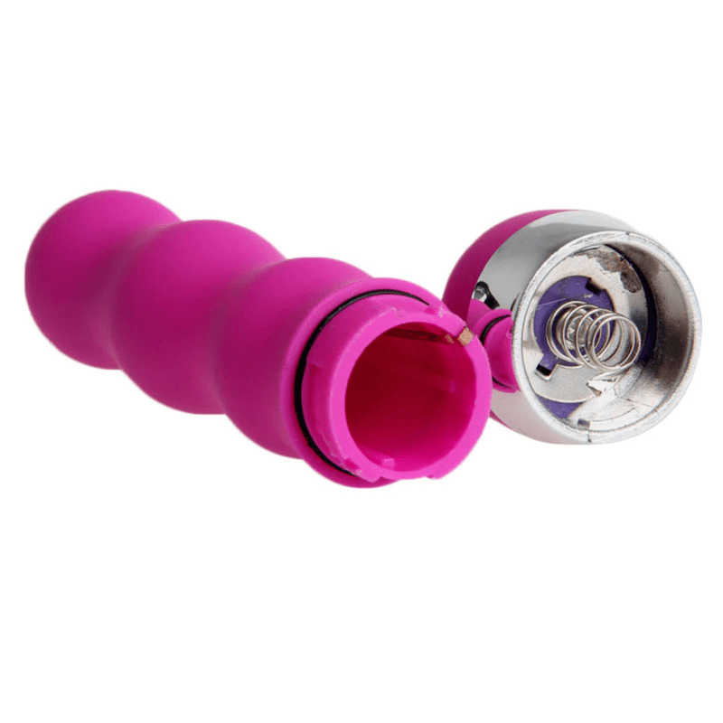 Vibrador-Consolador-para-punto-punto-G-con-ejes-Ondulados---Rosa