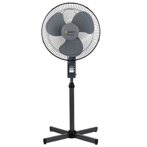 VENTILADOR DE PEDESTAL IMACO DE 16'' DE 3 VELOCIDADES Y 45 W DE POTENCIA - ALTURA REGULABLE