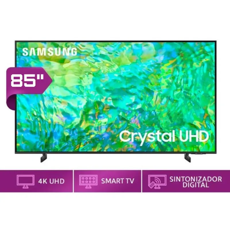 Televisor-Samsung-85-pulgadas-Crystal-UHD-4K-HDR-Control-Remoto-Solar-85cu8000-