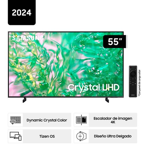 Televisor SAMSUNG CRYSTAL UHD 55" UHD 4K Smart TV UN55DU8000GXPE