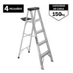 Escalera-Tijera-4-Peldaños-Capacidad-De-Carga-150-Kg-Truper