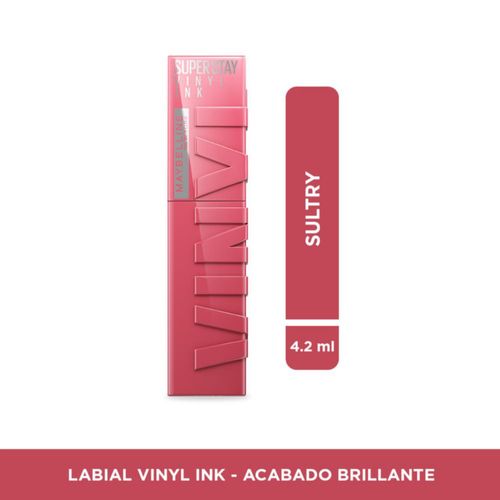 Labial Líquido Maybelline Superstay Vinyl Ink Pink Sultry