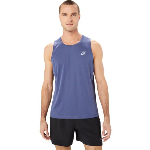 Bividi ASICS Silver Singlet Blue Hombre