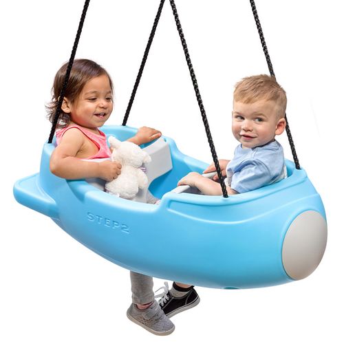 Columpio Para Dos Niños STEP 2 Cohete Nave Espacial - Juego Infantil