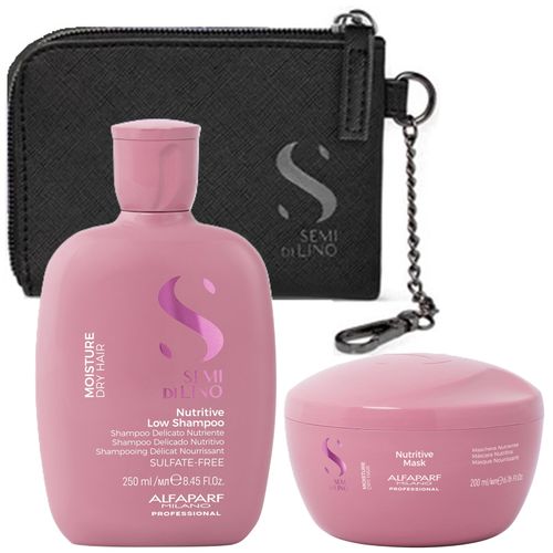 Shampoo Nutritivo Sin Sal 250ml + Mascarilla Alfaparf Moisture