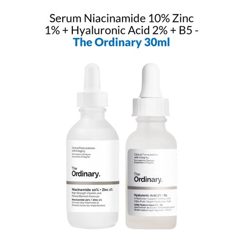 Serum Niacinamide 10% Zinc 1% + Hyaluronic Acid 2% + B5 - The Ordinary 30ml