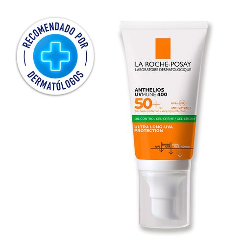 Protector Solar Anthelios UVMune 400 Oil Control Toque Seco FPS 50+ La Roche Posay 50ml