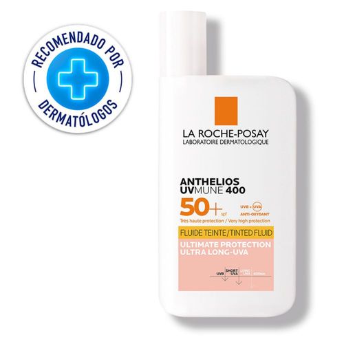 Protector Solar Anthelios UVMune 400 Fluido con color FPS 50+ La Roche Posay 50ml