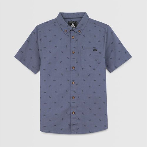 Camisa Para Teen Niño Aereal Mini Print Manga Corta
