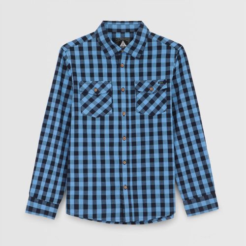 Camisa Para Teen Niño Aereal Manga Larga Checks