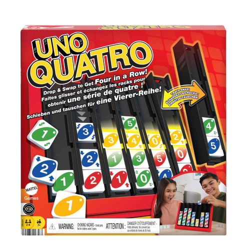 Uno Quatro Juego De Mesa Mattel Games