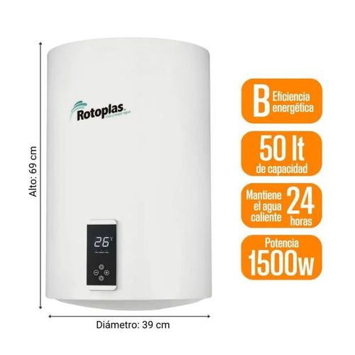 Terma Acumulacion Eléctrica Rotoplas - Digiterma 50L