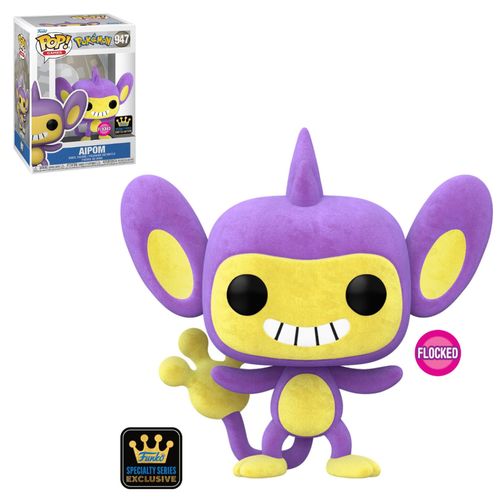 Funko Pop Pokemon - Aipom Flocked Specialty Series #947