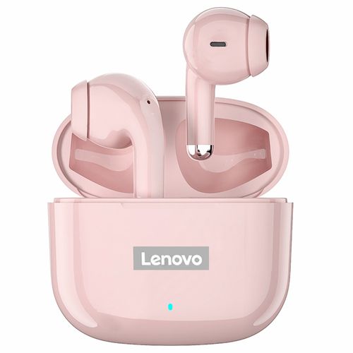 Lenovo - Audífonos inalámbricos LP40-PRO-PK Bluetooth 5.1 Rosado
