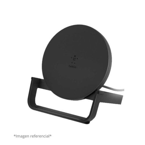 Cargador Belkin Charging Stand 2.0 10W Qi Black (F7U083ttBLK)