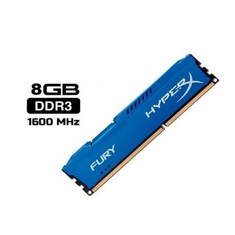 Memoria-Ram-Kingston-HyperX-Fury-Azul-DDR3-8GB-1600MHz