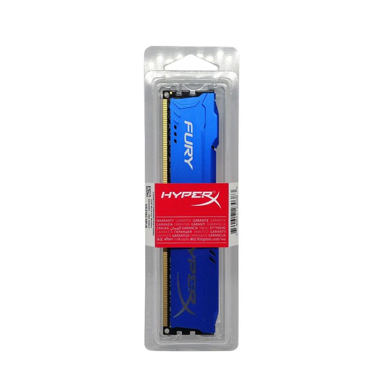 Memoria-Ram-Kingston-HyperX-Fury-Azul-DDR3-8GB-1600MHz