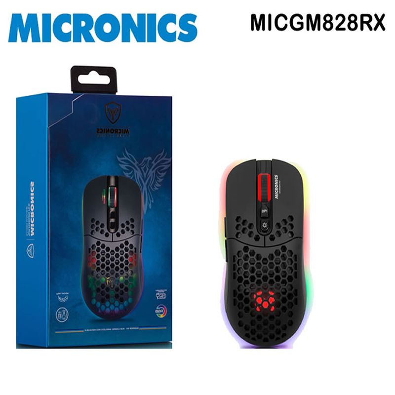 Mouse-Inalambrico-Micronics-Warrior-GM828RX-Negro