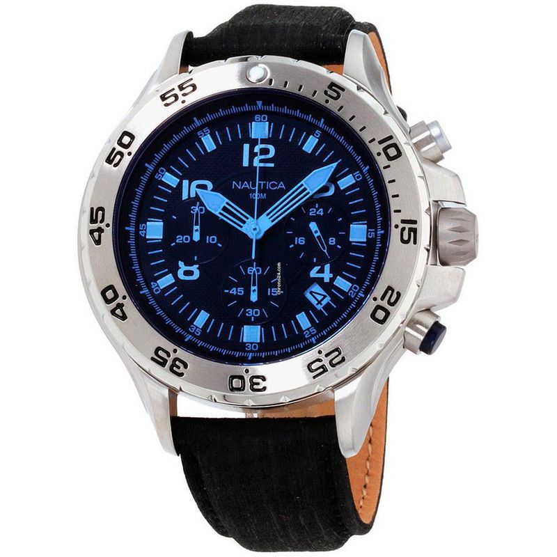 Reloj-Nautica-NST-NAD19536G-Fecha-Cronometro-Correa-Cuero-Negro-Azul