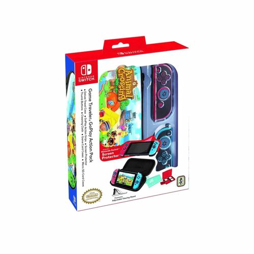 Estuche Nintendo Switch Game Traveler GoPlay Action Pack Animal Crossing New Horizons