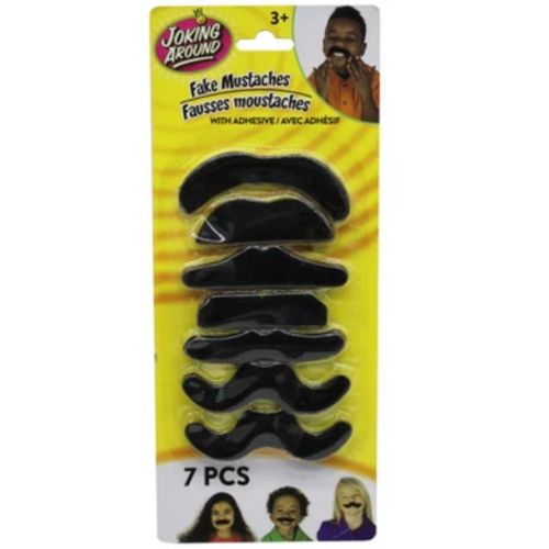 Bigote de Disfraz para niños Autoadhesivos - Packx7