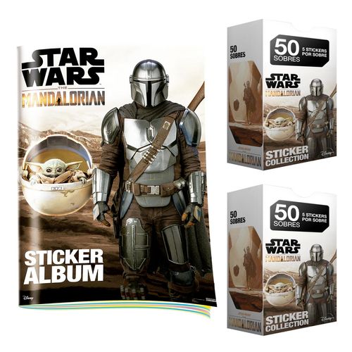 Álbum Star Wars The Mandalorian Topps Tapa Blanda + 2 Cajitas