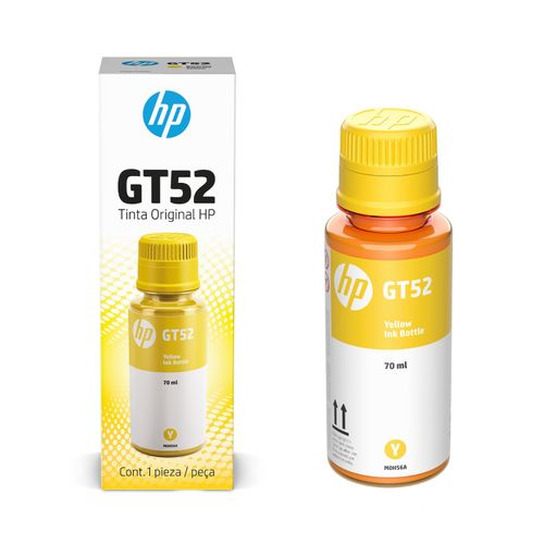 Tinta HP GT52 Amarillo Botella 70ml