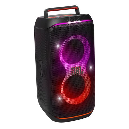 Parlante bluetooth JBL PartyBox Club 120 potencia 160W, resistente al agua IPX4, baterías hasta 12 horas, con luces, negro