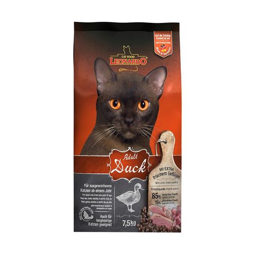 Leonardo para Gatos Adultos Sabor Pato 7.5 kg