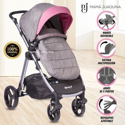 Coche de Paseo «NORTH» Rosado