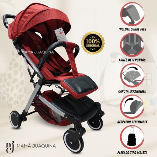 Coche de Paseo Maleta «INDIGO» Rojo