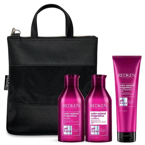 Shampoo 300ml + Conditioner + Mascarilla Redken Color Extend Magnetics